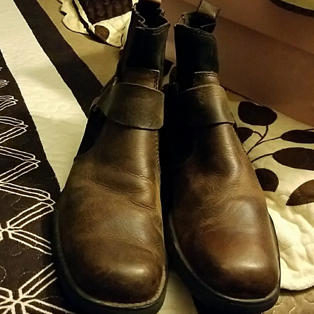 Bed Stu distressed motorcycle boots